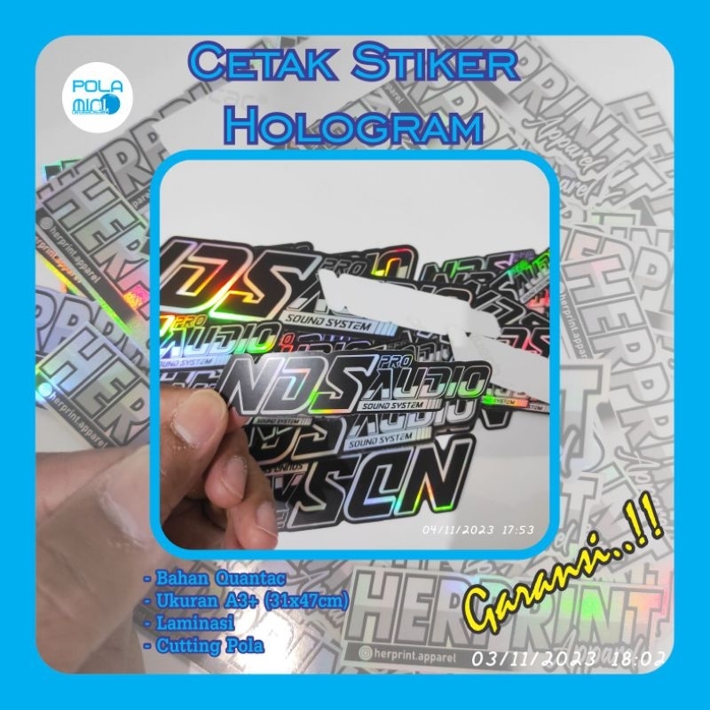 

STIKER HOLOGRAM CUSTOM MURAH