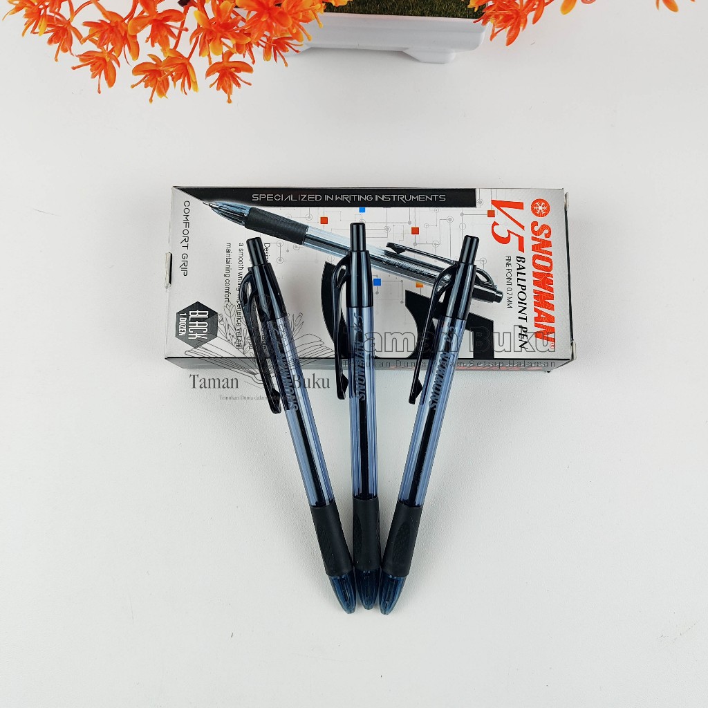 

Pulpen Snowman V5 Pena Ballpoint Snowman Satuan
