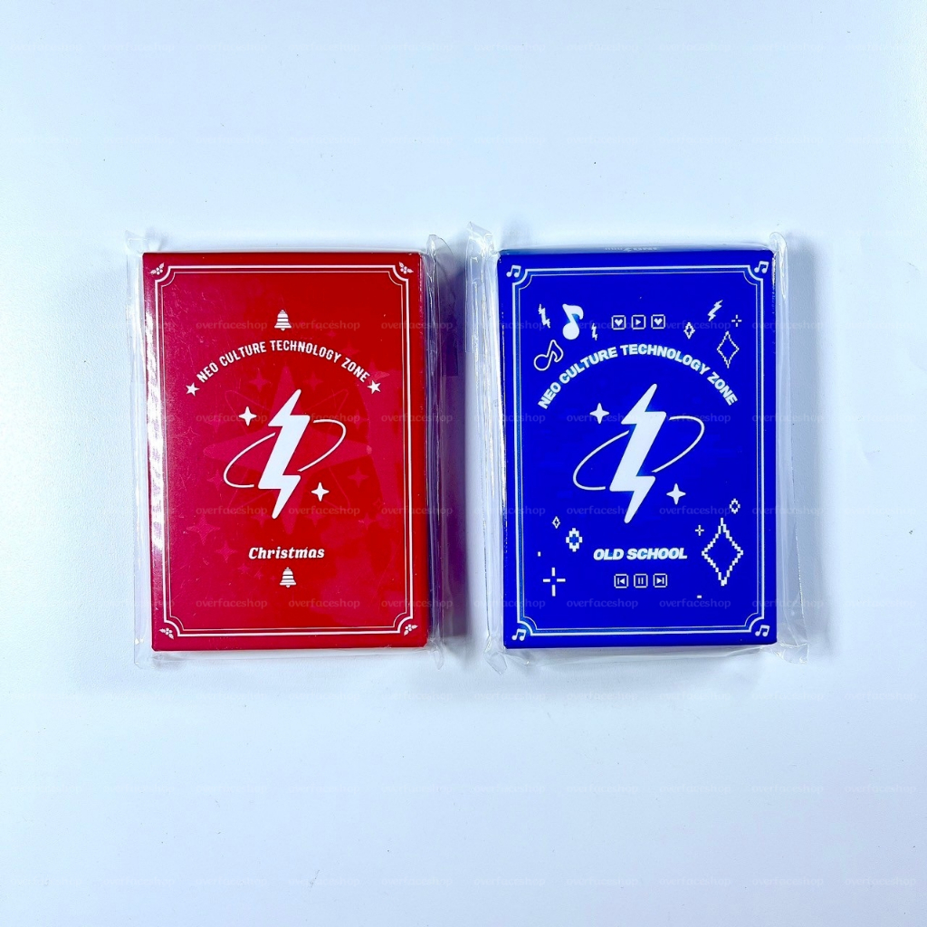 [BISA COD] SEALED NCT ZONE OLD SCHOOL CHRISTMAS Coupon Card fullset pc photocard taeil johnny taeyon