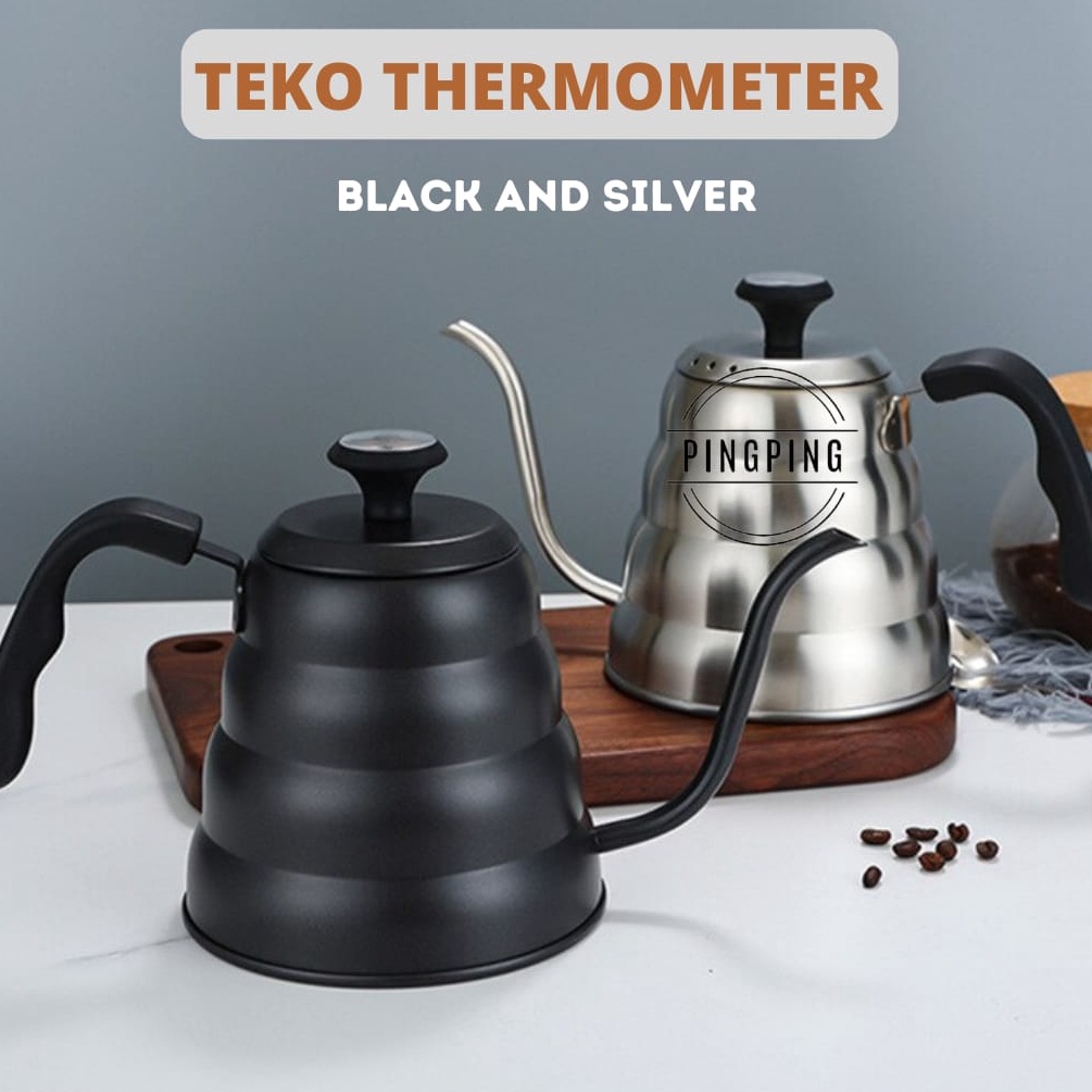 Buruan Serbu Teko kopi Leher Angsa Barista  Kettel V6 Drip coffee Thermometer