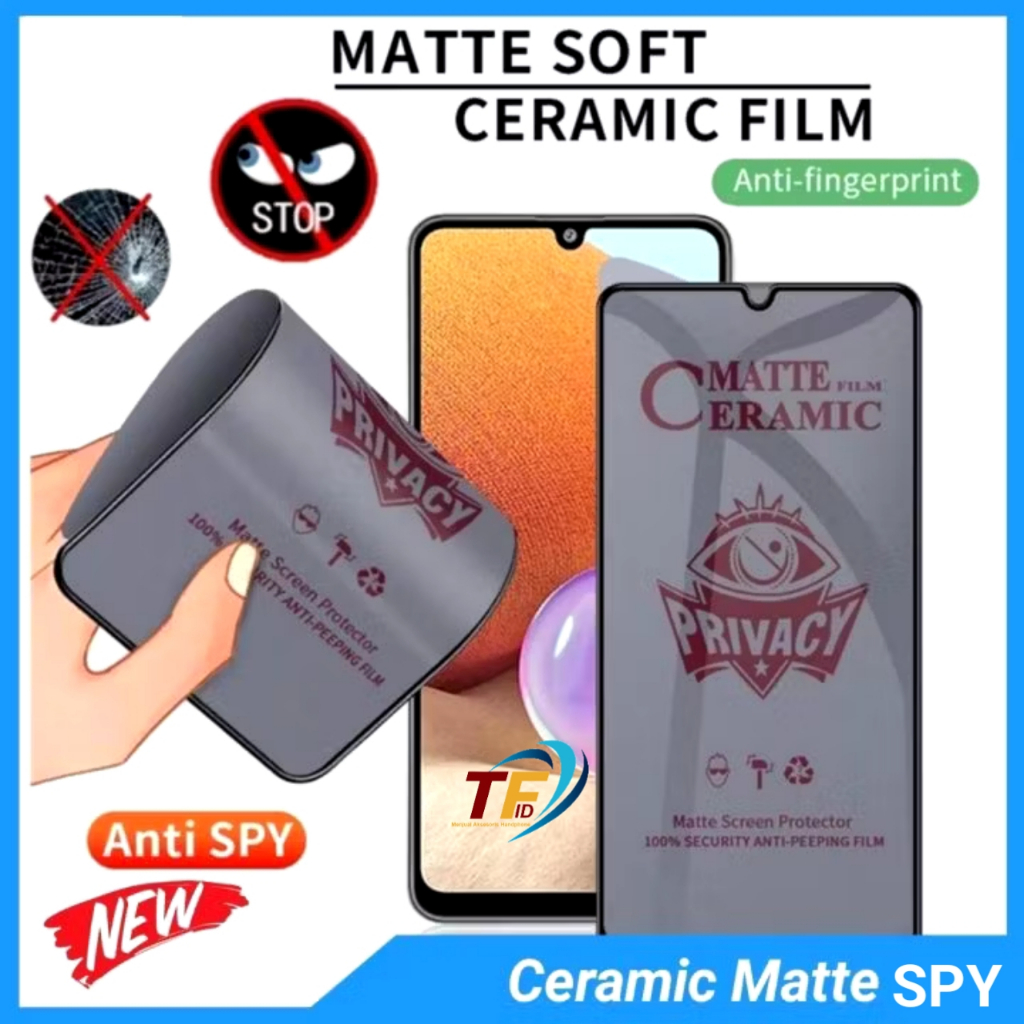 Ceramic Matte Spy Xiaomi Mi 9 Mi 9 Lite Mi 9 Pro Mi 9T i Mi 9T Pro Mi 9X Anti Gores full Layar