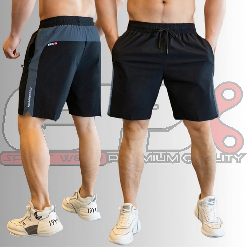 Celana Pendek Olahraga Pria Sportswear Parasut Sport Gym Running Lari Short Pants jogging Fitness