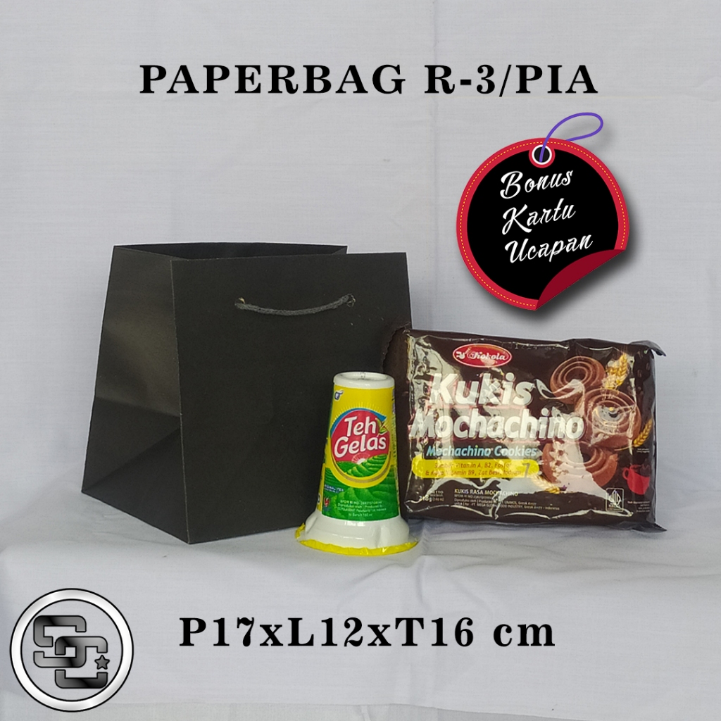 

PAPERBAG BONUS KARTU UCAPAN UKURAN R-3 (P17 x L12 x T16 CM) UNTUK JAJAN PIA DAN SEUKURANYA