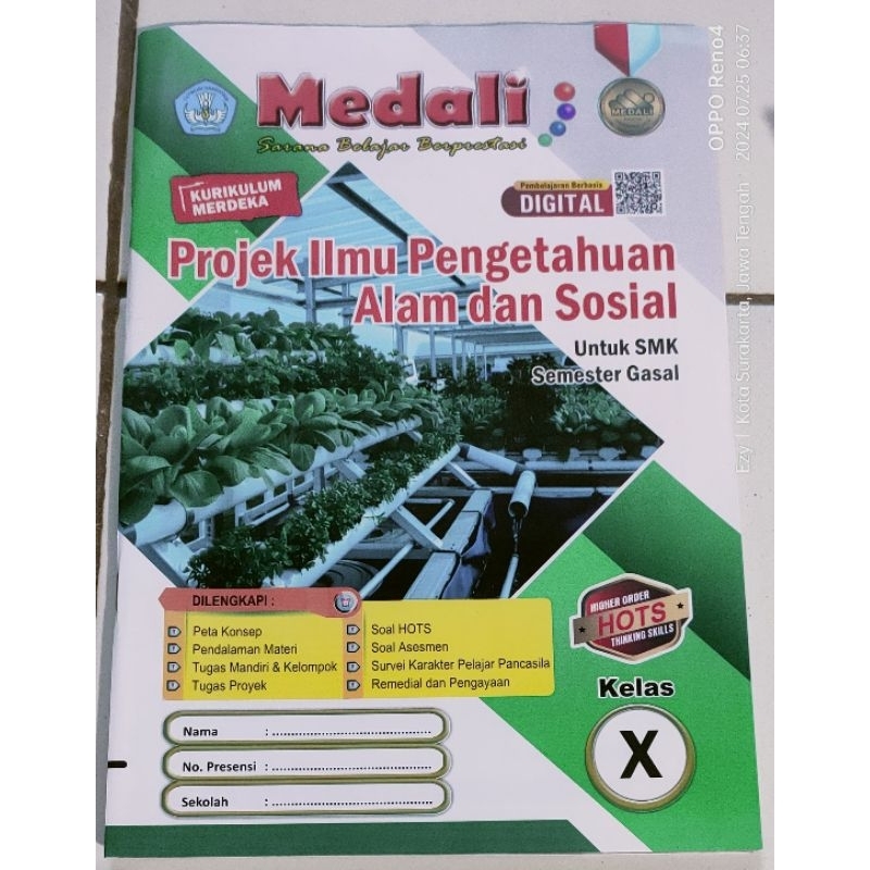 

LKS PROJET ILMU PENGETAHUAN ALAM DAN SOSIAL (IPAS) X KURIKULUM MERDEKA HAL 96