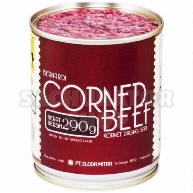 

Kornet Korned Daging Sapi Benardi Bernadi Bernardi Cornet Corned Beef 290 gr