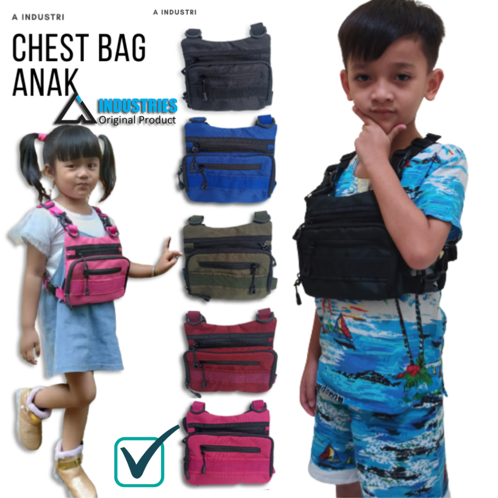 Tas Dada Rompi Mini Aksesoris Anak Tas Dada Polisi Swat Anak Laki Laki Dan Perempuan
