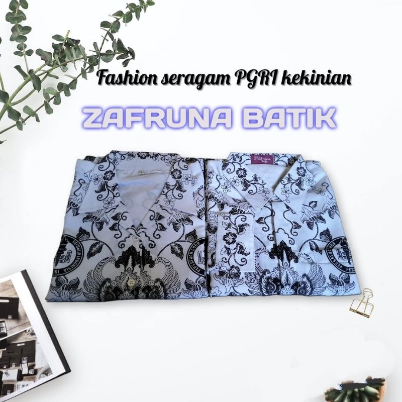 Baju seragam PGRI pria wanita terbaru//BATIK PGRI lapis furing//Batik PGRI bahan katun semi sutra