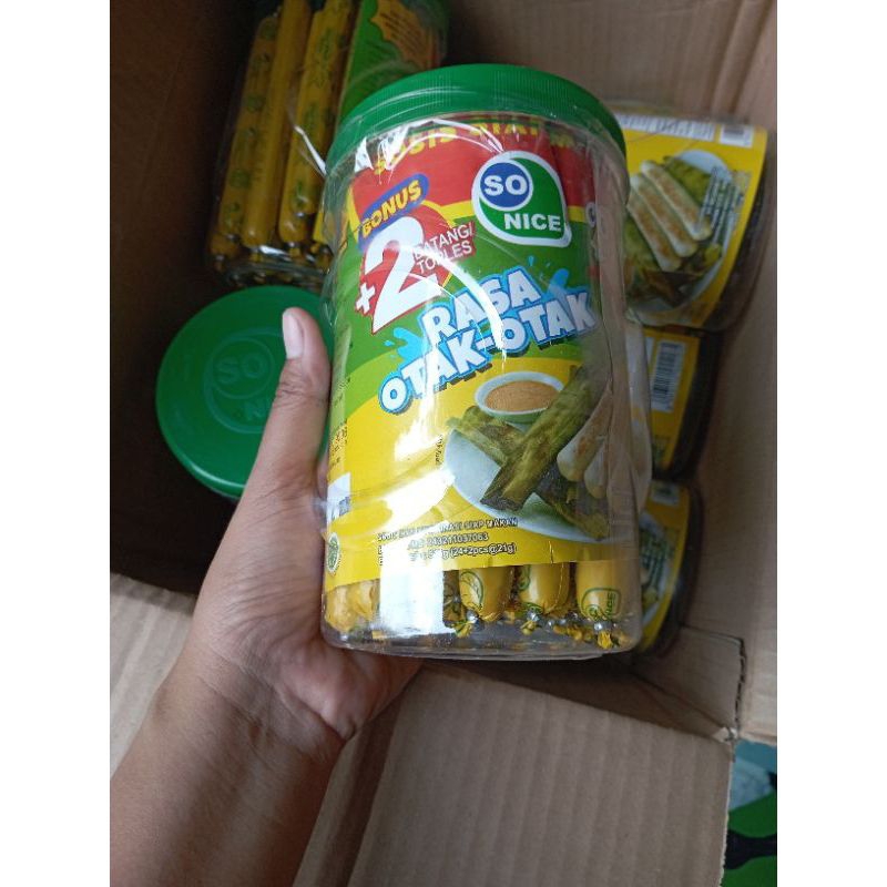 

1 toples sonice rasa otak-otak (24+2)