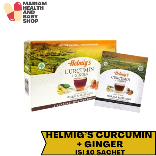 

Helmig's Curcumin + Ginger 10 Sachet | Minuman Kesehatan