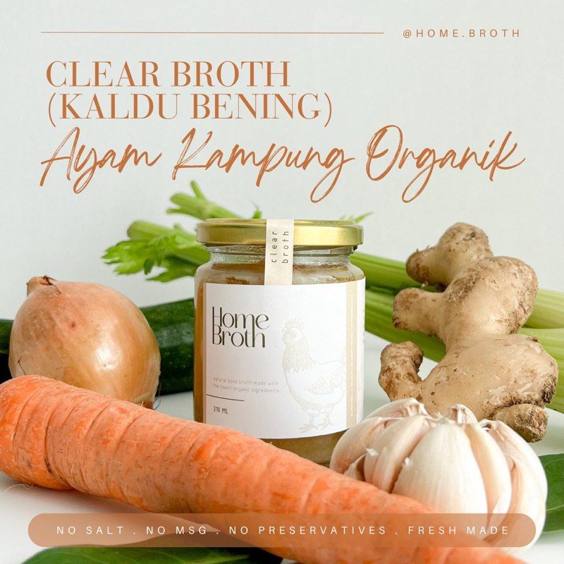 

Clear Homebroth Premium Organic Free Range Chicken Stock