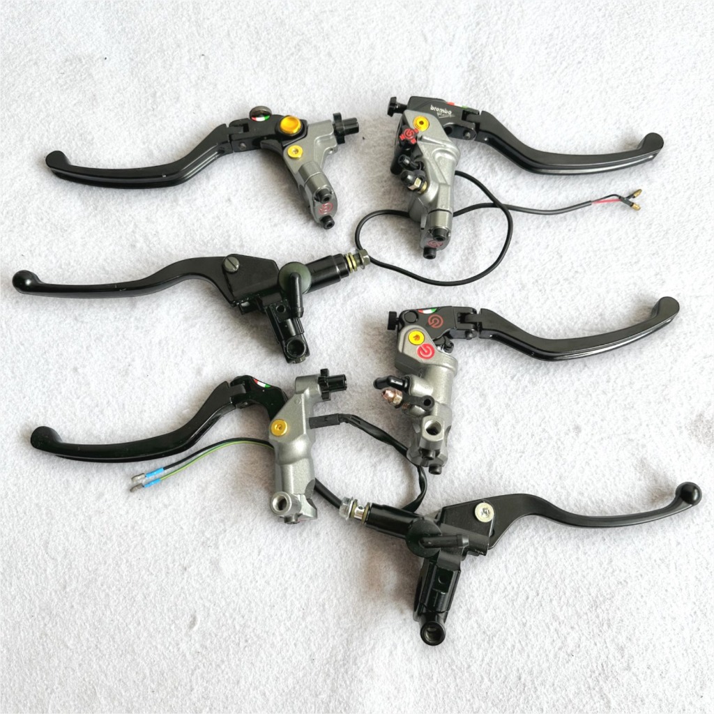 MASTER REM SET KIRI KANAN REM KOPLING + DUDUKAN SPION SWITCH REM BREMBO CORSA CORTA RCS 19 RCS15 ISU