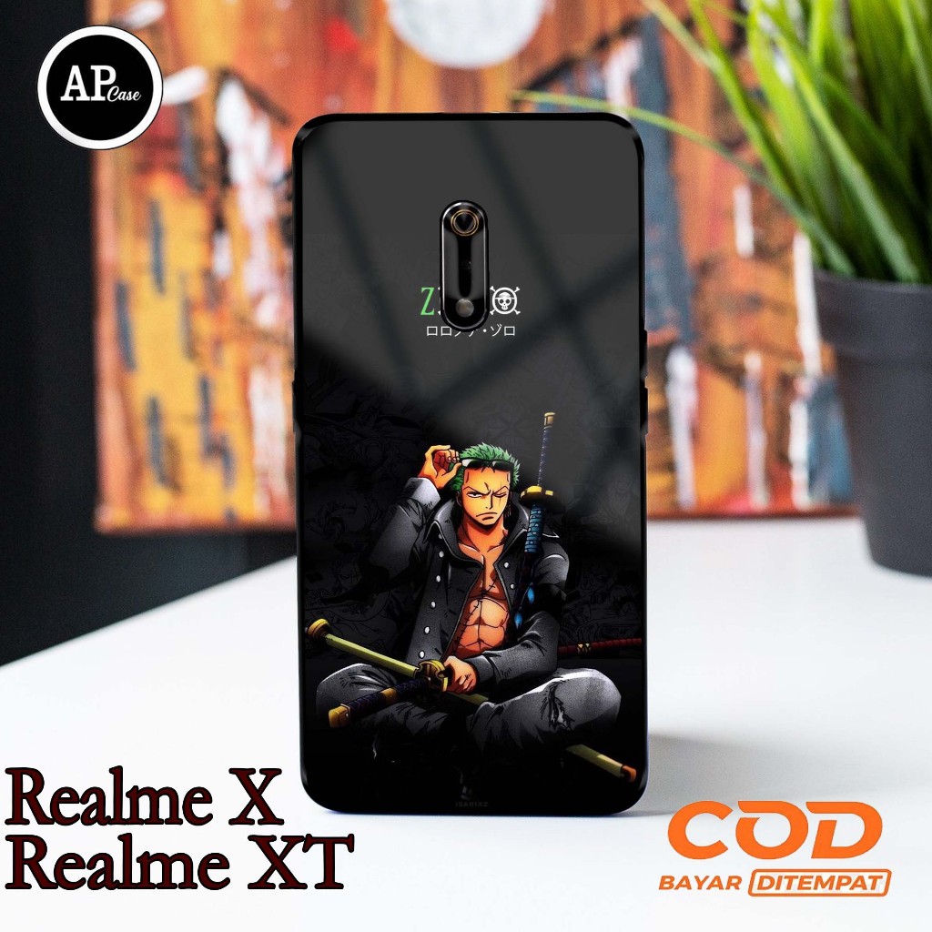 Case REALME X/XT Hardcase Glossy Terbaru [MOTIF ONE PIECE LUFFY] - Custom Case - Casing Hp - Hardcas