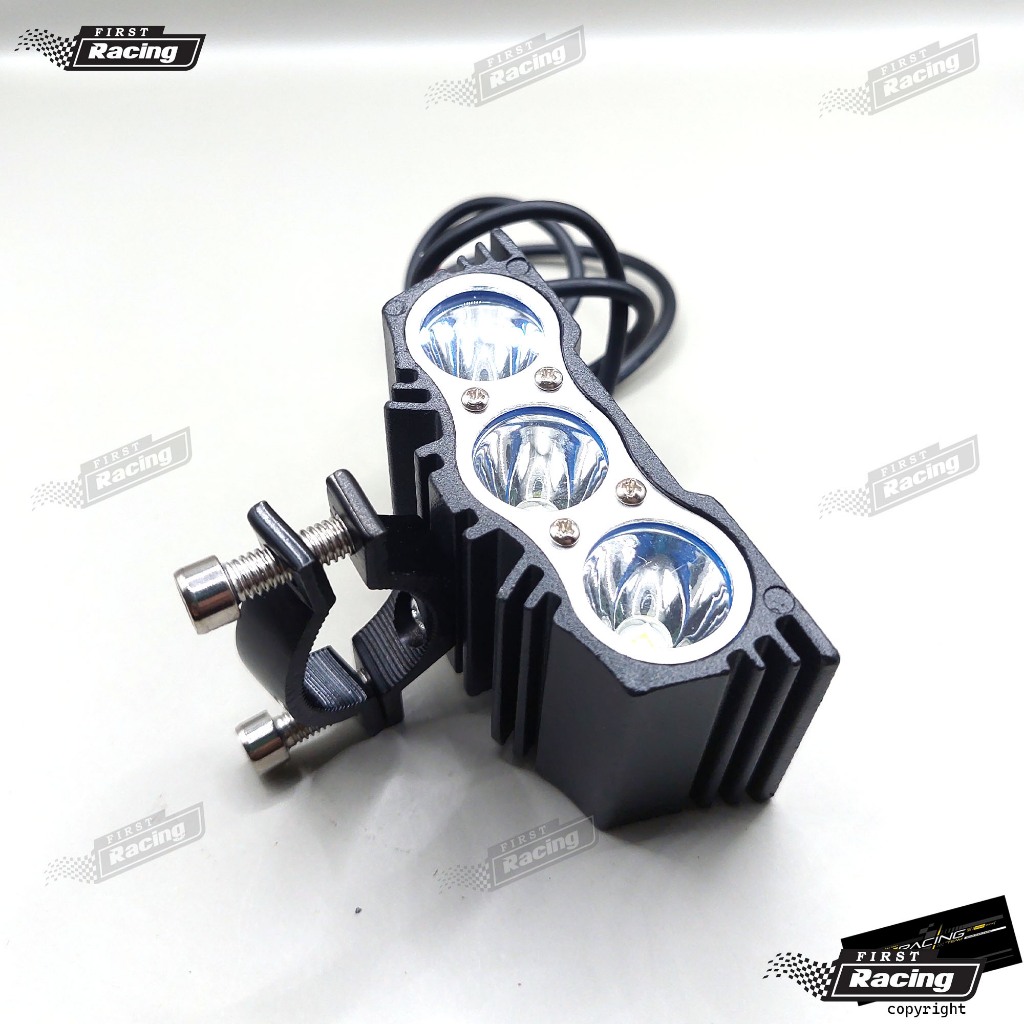 lampu motor/lampu tembak led 3 mata elang