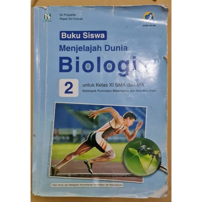 [PRELOVED] BUKU BIOLOGI TIGA SERANGKAI KELAS 11 SMA