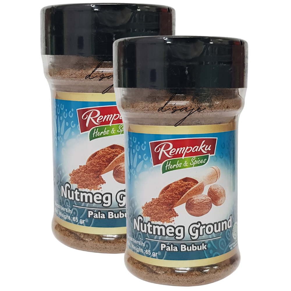 

REMPAKU | SPICES | NUTMEG GROUND | PREMIUM TOP BRANDED QUALITY