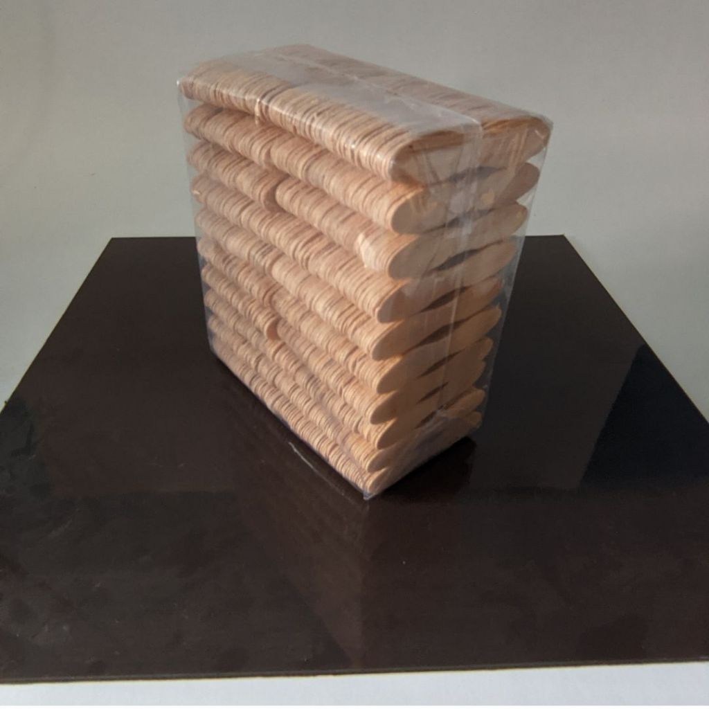 Sendok Es Krim Pinus [ +/- 1000 pcs ] /Sendok Kayu Premium