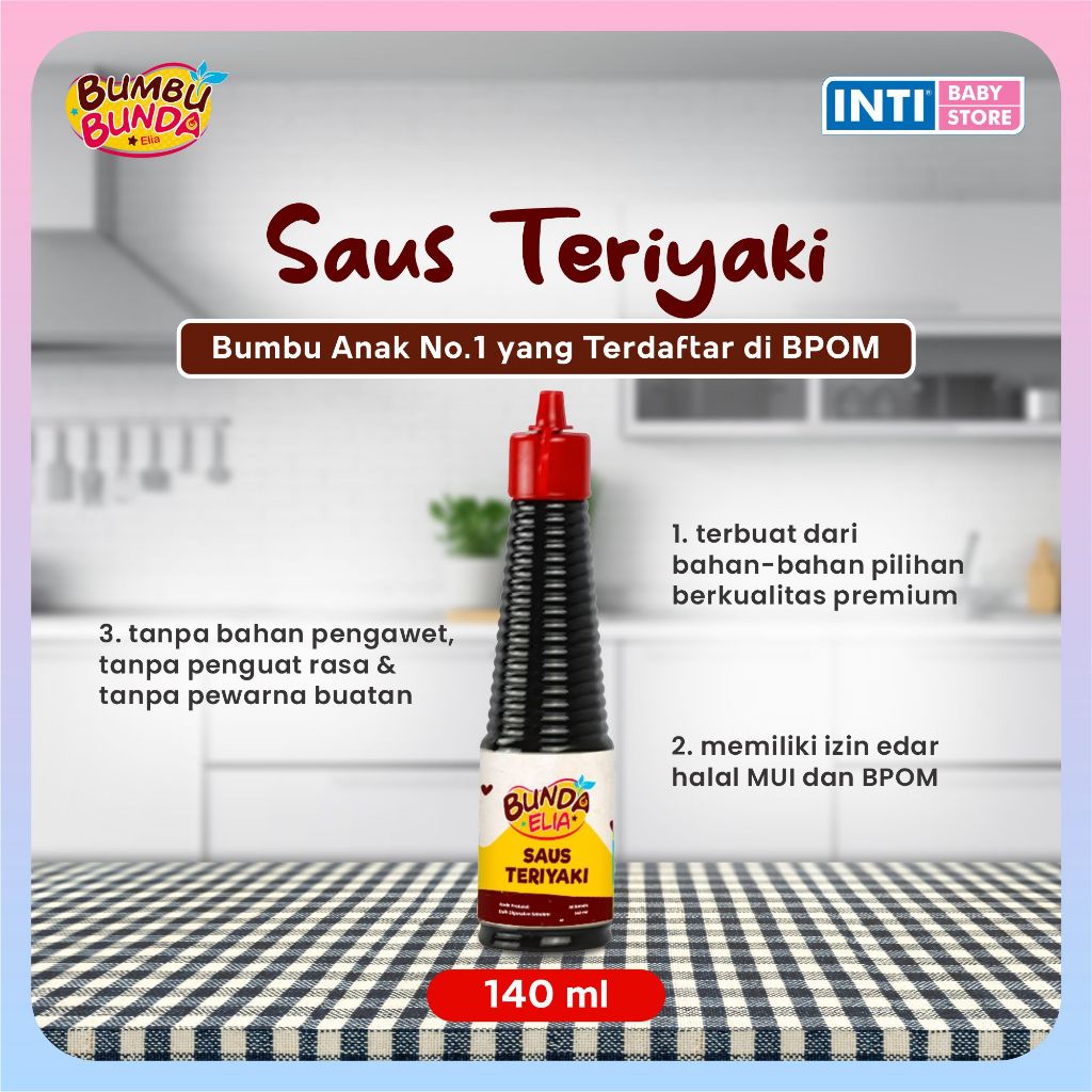 

Bumbu Bunda by Elia - Saus Teriyaki Non MSG Non Pengawet