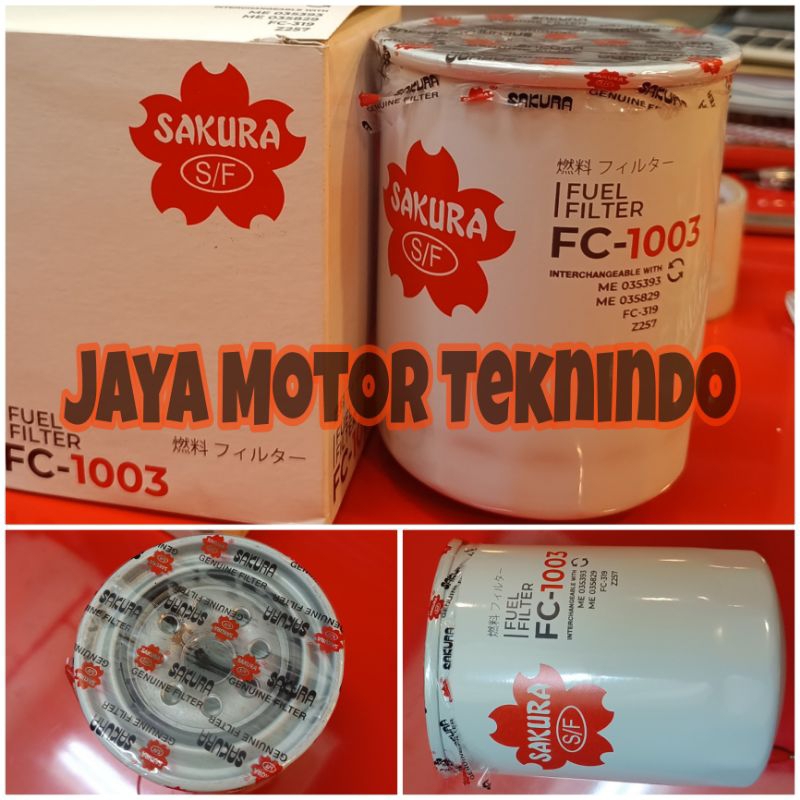 Fuel Filter Solar SAKURA FC1003 FC-1003 ME035829 ME035393 JFC16001 JFC-16001 JIMCO FK7951 FK-7951 FH
