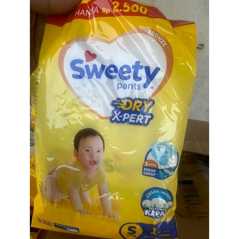 Sweety Dry Expert 1 renceng isi 6 S/M/L/XL