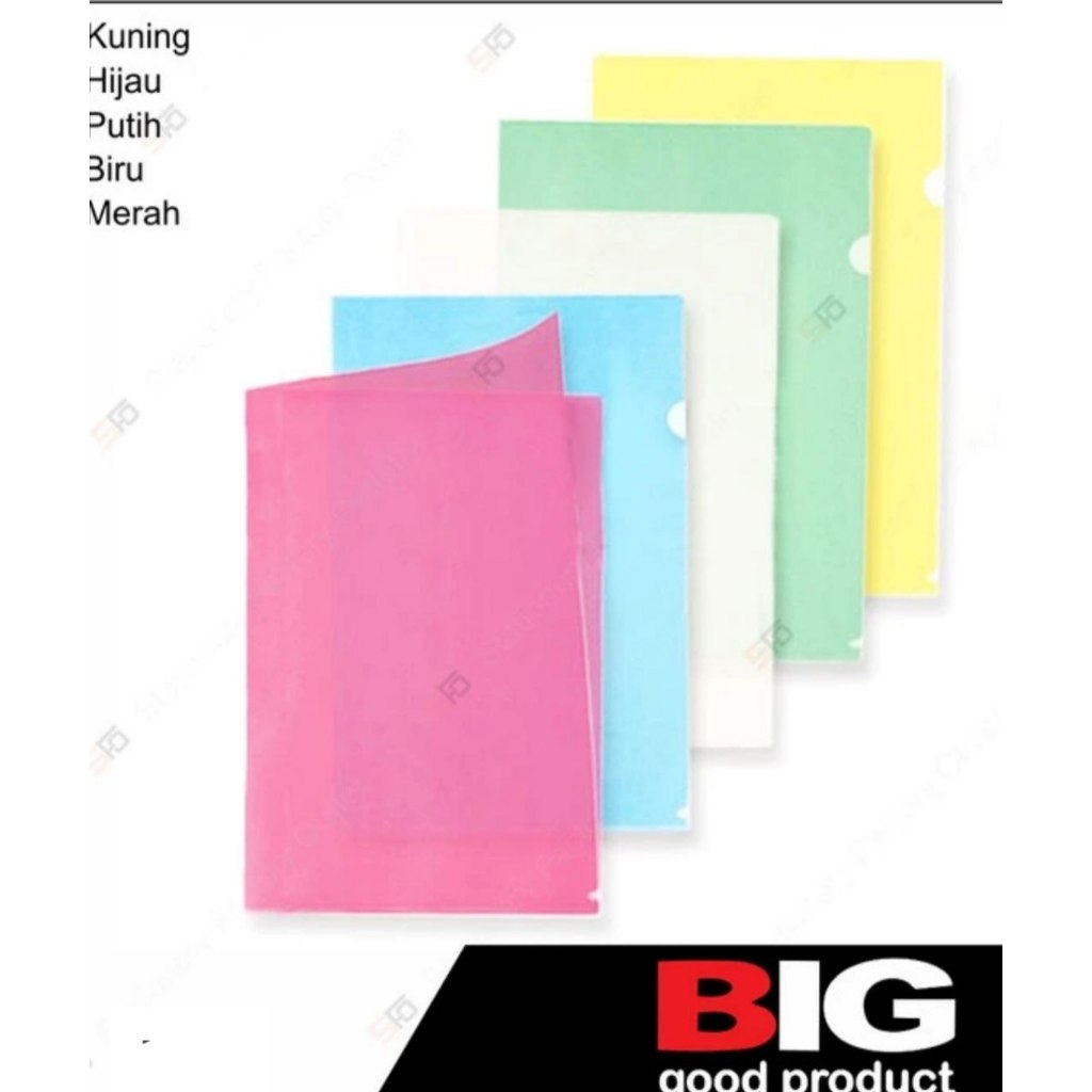 

Map L Big F4 (8113) Harga untuk 1 pcs Map L Ukuran Map F4 (23cm x 34.5cm) varian warna - Biru