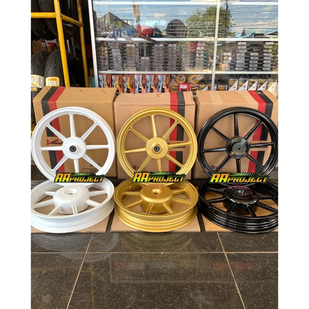 Velg VROSSI Venom Comet P8 185/215x14 - Mio Sporty | Mio J | Mio M3 | Beat | Vario125/150 - Original