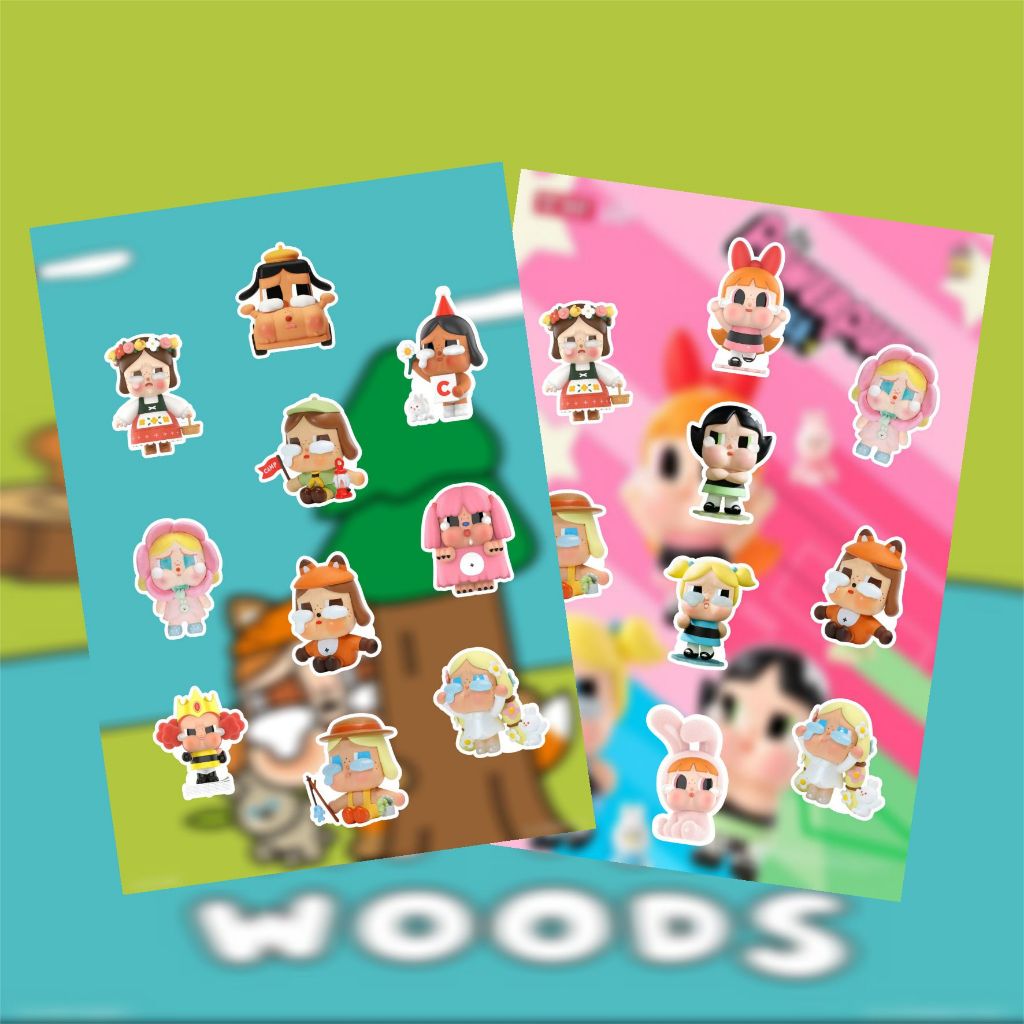 

Stiker Pack CRY BABY Pop Mart Edition Waterproof | Stiker Laptop | Stiker HANDPHONE | Stiker Helm | Stiker Tumblr | Stiker Koper | Stiker Vinyl Doff Anti Air