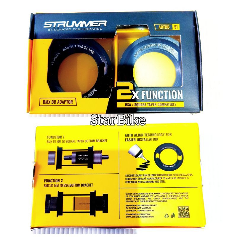 Adaptor BB Bmx BB USA Jadi UERO/Kotak Strummer