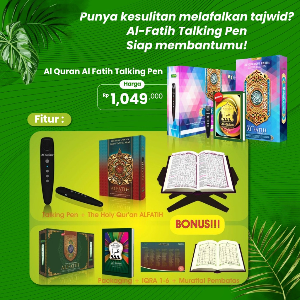 Al Quran Al Fatih Talking Pen
