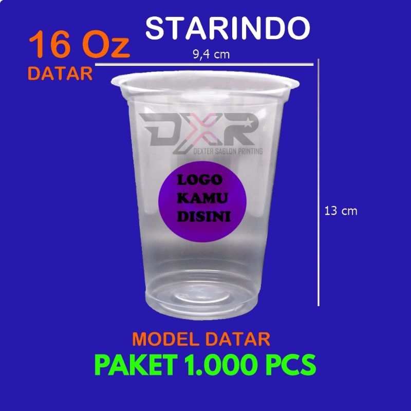 

Sablon Cup 16 Oz Datar Starindo 7 gram 1 Karton (isi 1000 pcs)