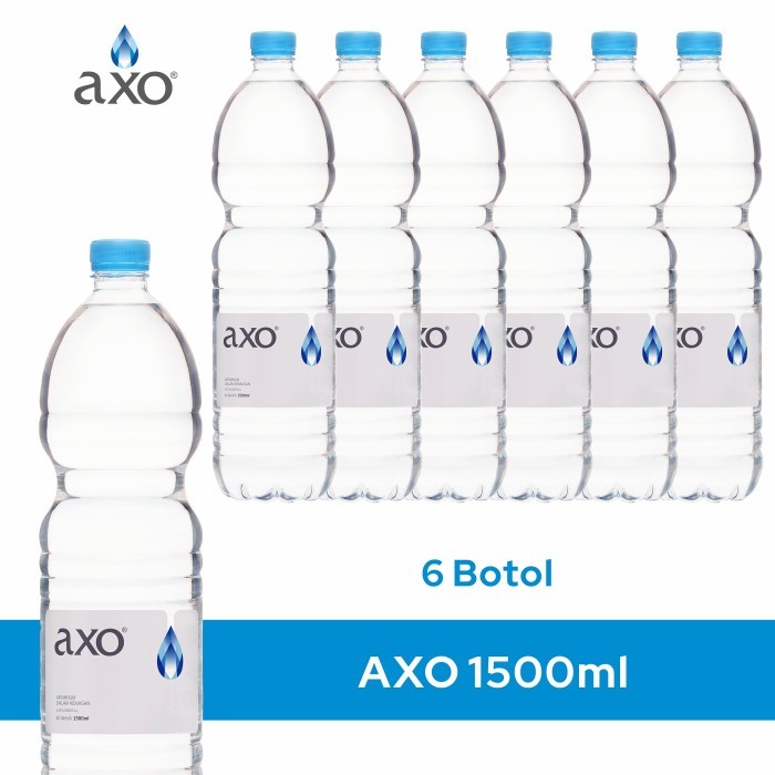 

Axo Air Mineral Softpack 1500 ml x 6 Botol
