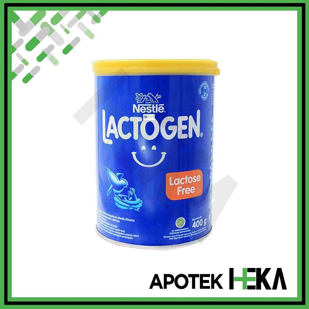 Lactogen Lactose Free 400 g - Susu Formula Bebas Laktosa 0-12 Bulan [Depok]