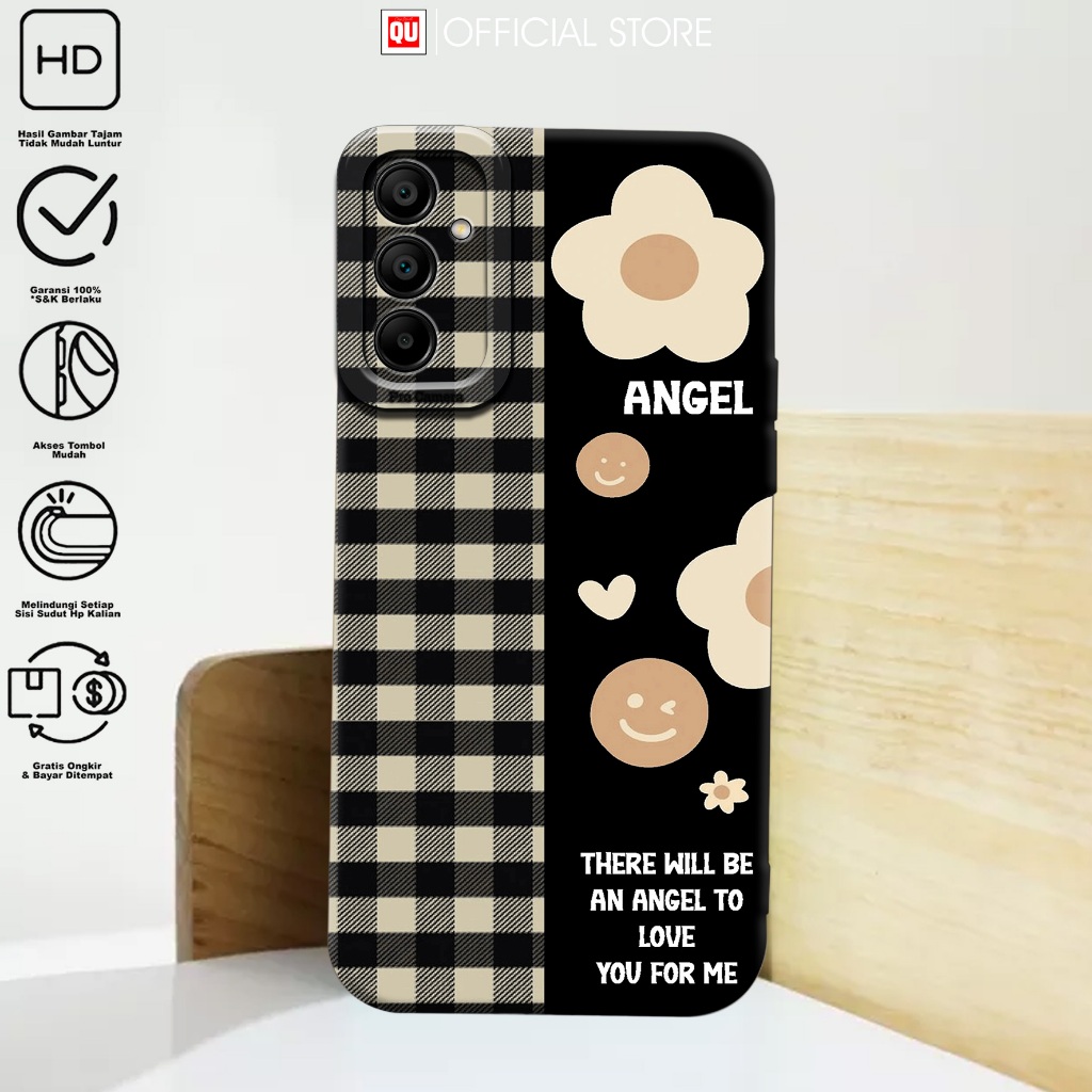 Case Samsung A15 - Casing Hp Samsung A15 Terbaru Motif BUNGA - Softcase Hp Samsung A15 - Silikon Hp 