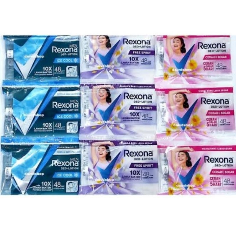 REXONA SACHET 1PCS BUKAN RENCENG