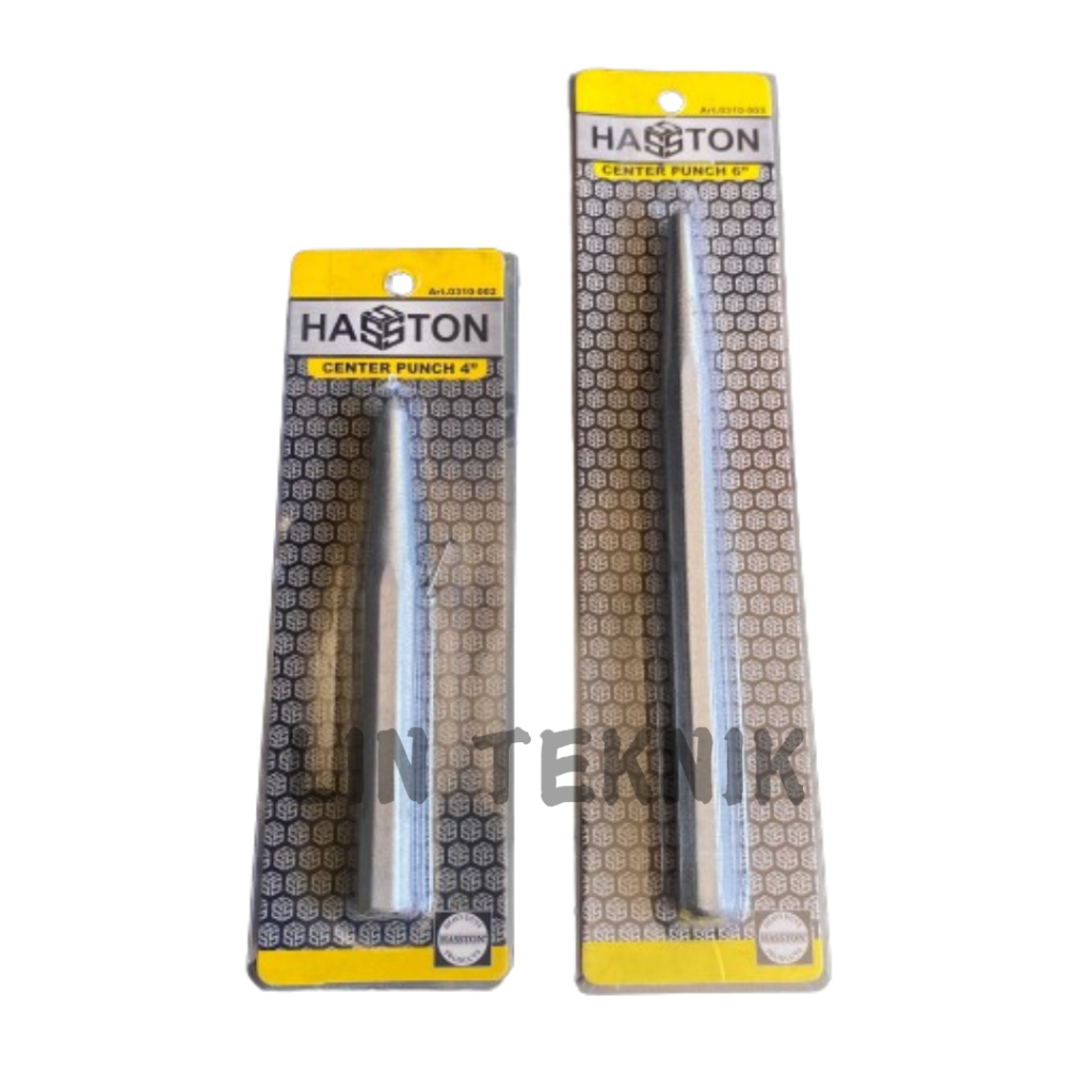 Drip lancip Hastton Hasston Center punch 4" Drip titik Pahat lancip hasston 4 inchi