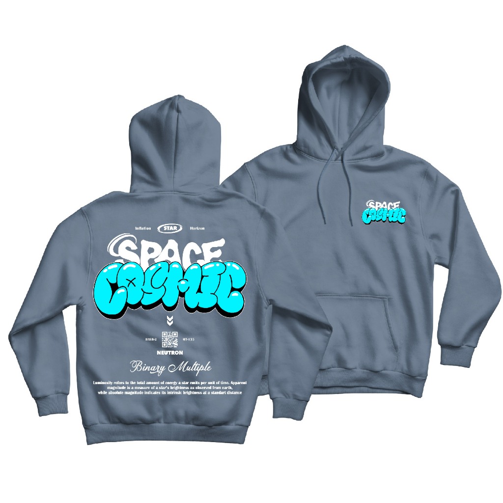 ORIGINAL FENJACK HOODIE JUMPER SPACE COSMIC (SABLON) M -XXL (UNISEX PRIA & WANITA)