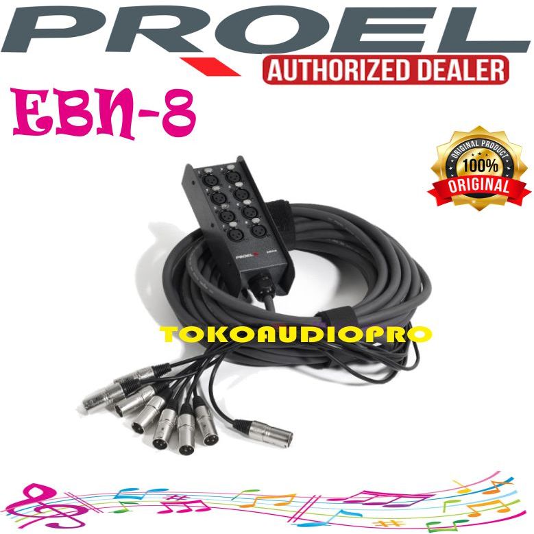 Proel EBN8 Snake Cable Original Kabel Snake Proel EBN-8