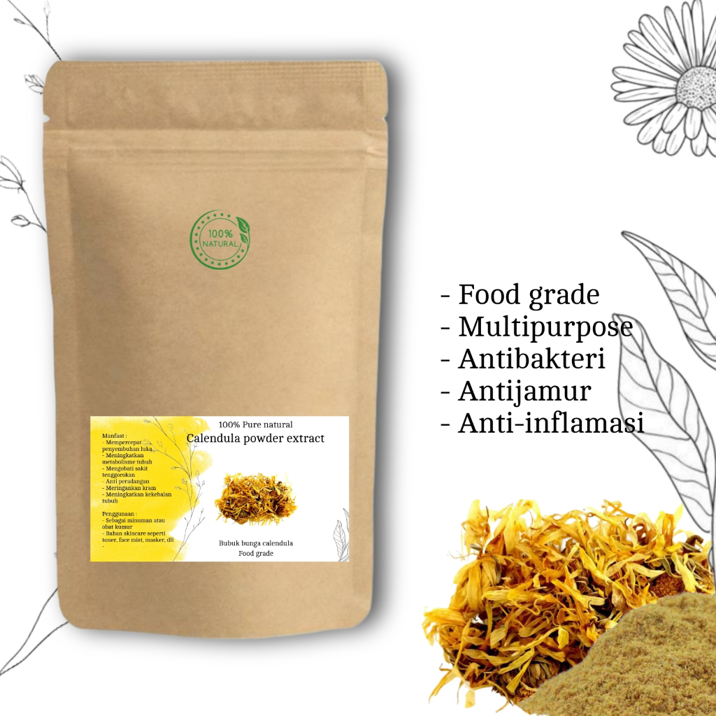 

Pure calendula extract powder bubuk ekstrak bunga calendula murni