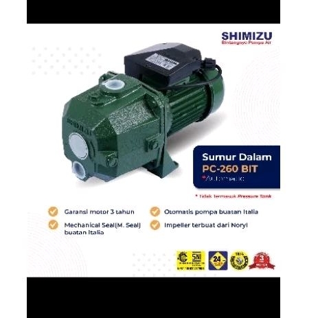 Pompa Air Shimizu JET PUMP PC-260 BIT