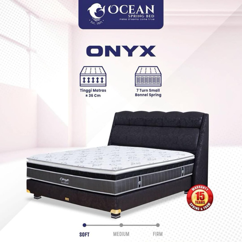 Springbed Ocean Onyx 180 / 200 / 160 / 120 / 100