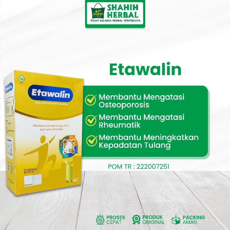 

SUSU ETAWALIN UNTUK NYERI SENDI 200G