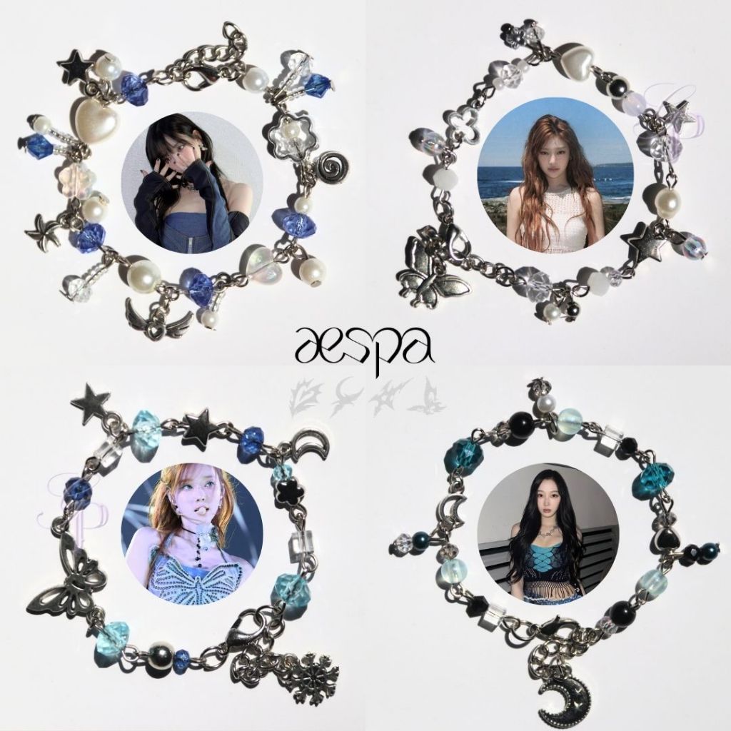 Custom Bracelet / Aespa Series / Cute Bracelet / Gelang Manik / LIMITED