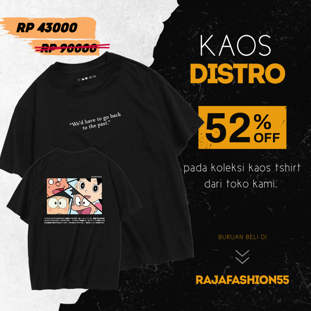 kaos distro pria wanita dewasa premium murah/baju atsasan kaos pria oversize/tshirt katun mourteence