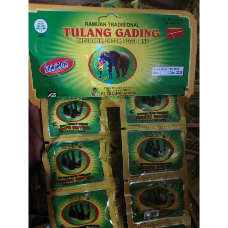 kapsul herbal tulang gading