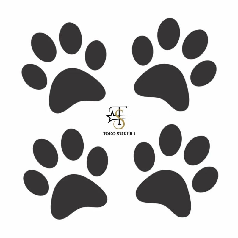 

STICKER STIKER CUTTING KAKI KUCING BAHAN VINYL