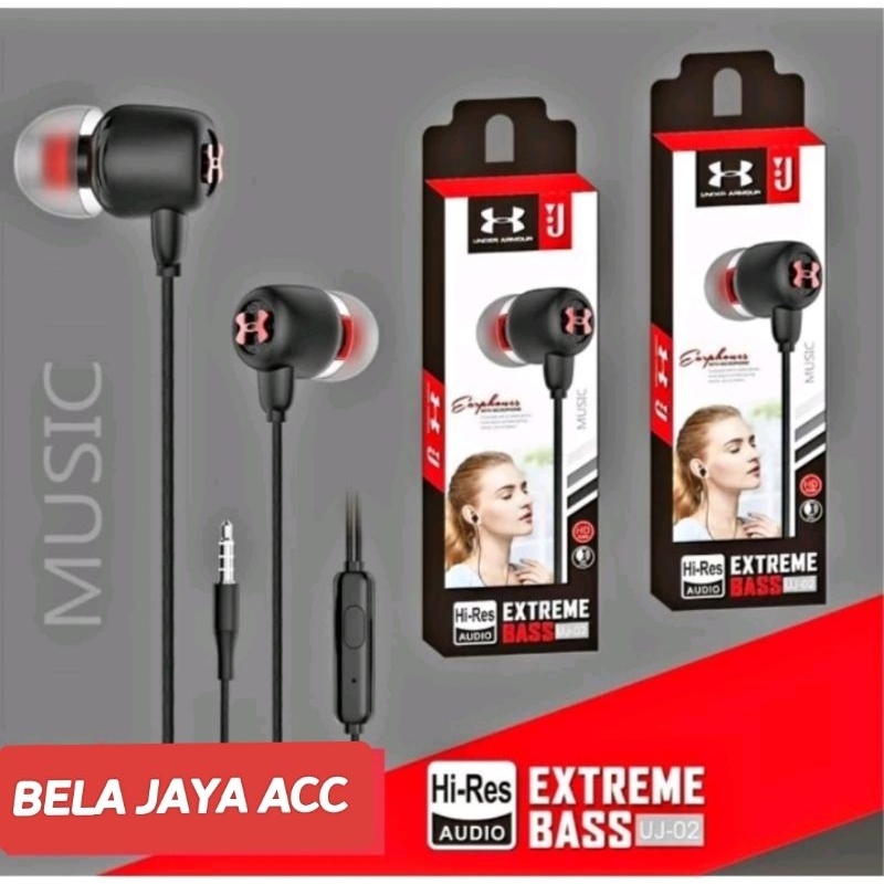 Headset JBL Model' UJ-02 Extreme Bass With Microphonoe