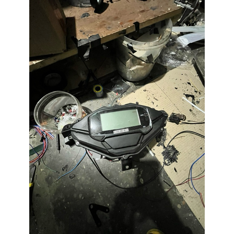 speedometer digital custom honda vario led old