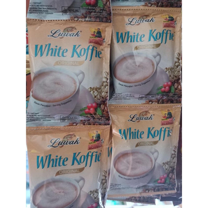 

LUWAK WHITE COFFE PER RENCENG 10PCS