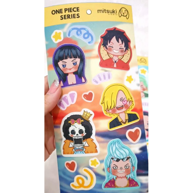 

ONE PIECE STICKER SHEET | GLITTER PAPER