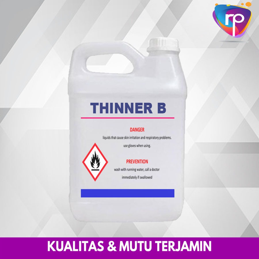 Thinner B Pengencer Cat Kayu dan Besi 5 Liter