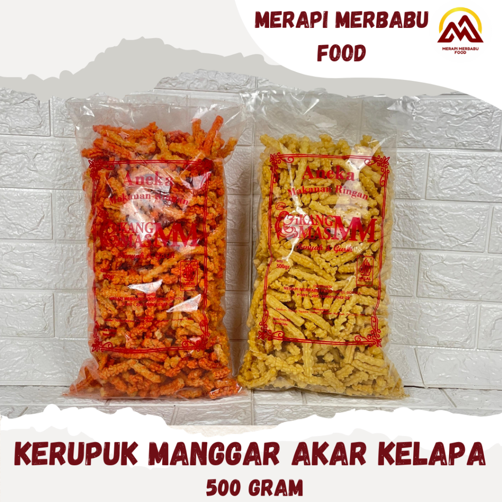 

Kerupuk Manggar Akar Kelapa 500 gram